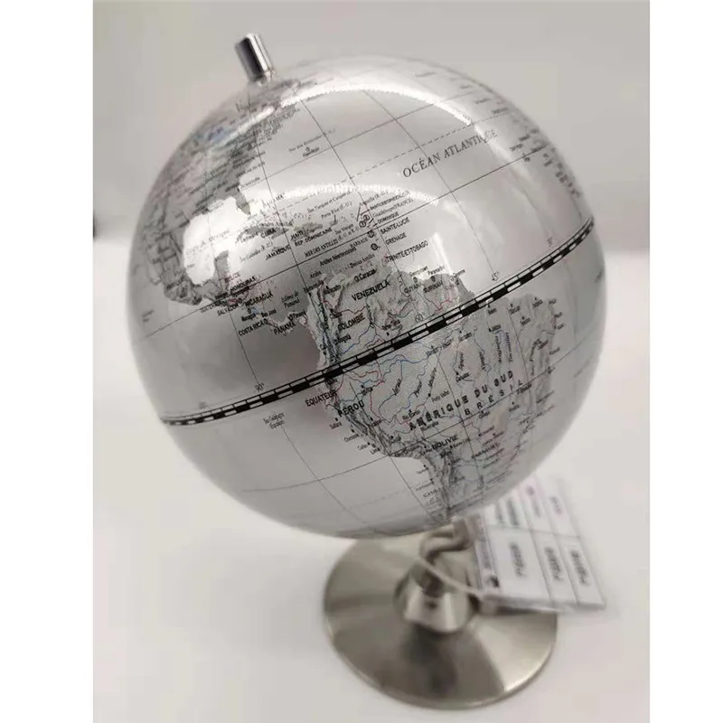 Диаметр 140 мм глобус с металлической подставкой для украшения домашнего офиса |