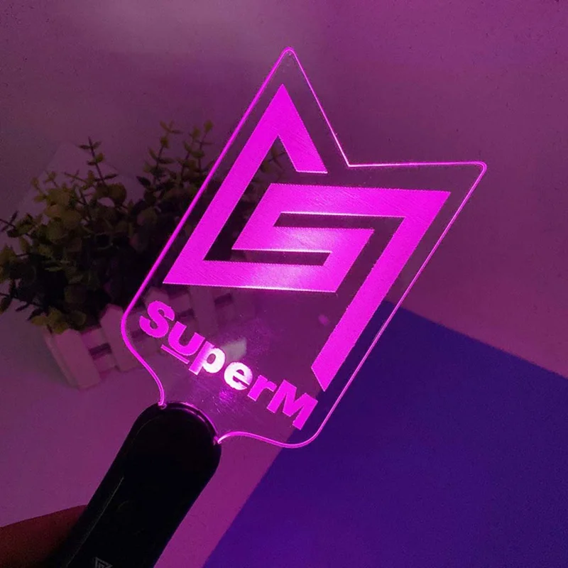 Kpop SuperM светильник-палка ручной концертный поддерживающий светильник-палка модная K-pop SuperM Ночная лампа для фанатов Коллекция подарков