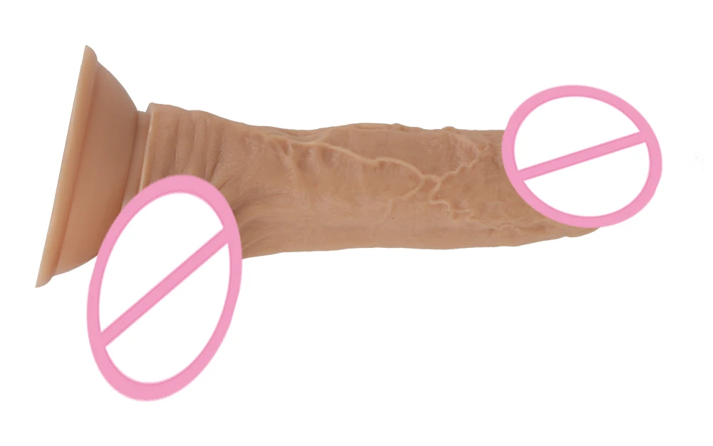 Upgrade Medical Grade Skin feeling Realistic Silicone Flexible Dildo Huge Big Penis With Suction Cup Woman Female Masturbation Sex Toys (12)