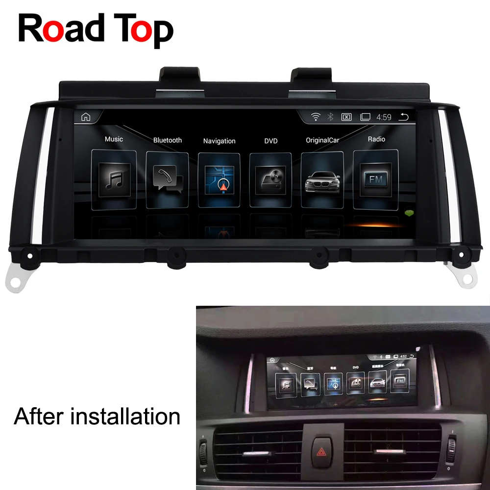 

10.25" 1920*720 Resolution Android Screen for BMW X3/X4 F25/F26 2013-2016,with GPS Navigation Radio Stereo Bluetooth Multimedia