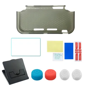 

Nintend Switch Lite 7 in 1 TPU Anti-shock Shell Protective Case + Play Stand Holder + Screen Film For Nintendo Switch Lite Mini