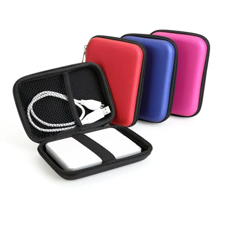 

2.5" HDD Bag Drive Disk Mini Usb Cable External USB Hard Cover Pouch Earphone Memory Card Bag for Power Bank Hard Disk Case