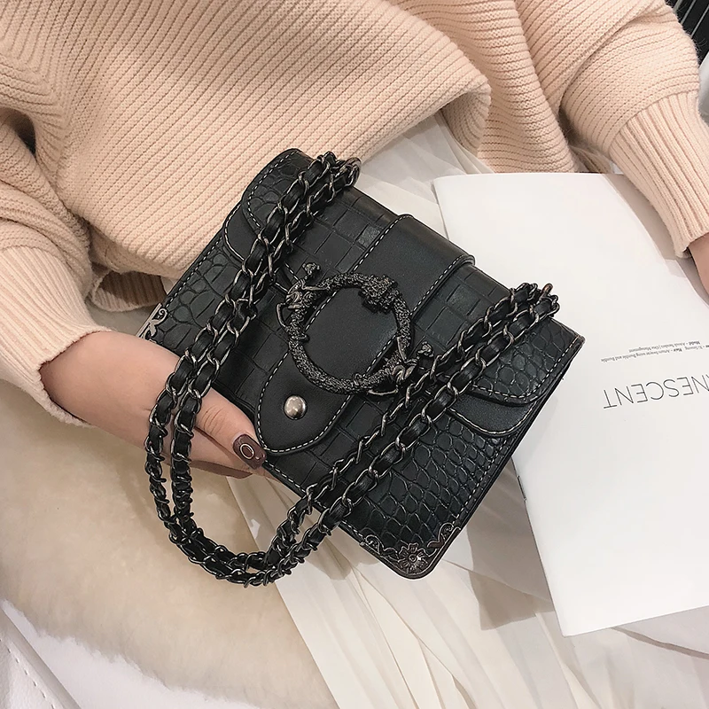 

Louis Brand Fashion Ladies Bag Shoulder Bag Chain Stone Pattern Decorative Mobile Handbags Shoulder Messenger Bag Luis Vuiton