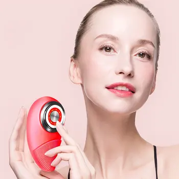 

2020 NEW Silicone Face Cleansing Brush Mini Electric Massage Waterproof Facial Cleansing Tool Soft Deep Face Pore Cleanser Brush
