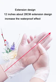 

High Quality 100pcs Disposable Isolation Protective Gloves Food Grade Vinly Gloves Can Touch Screen