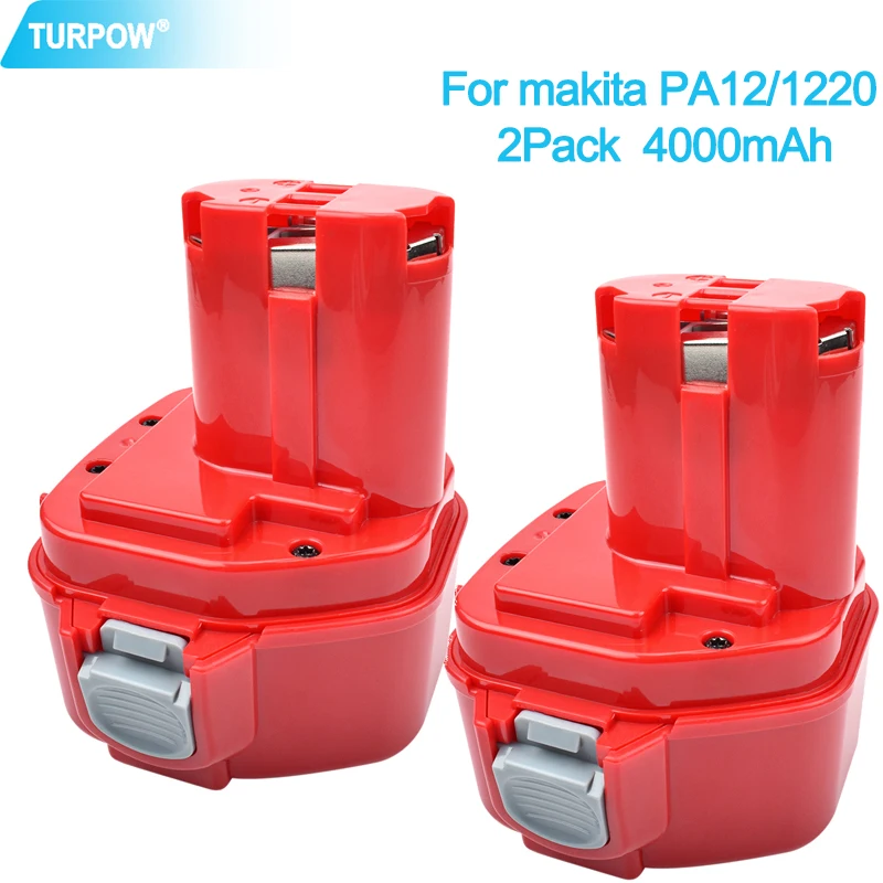 Аккумулятор Turpow 12 В 4000 мАч для смартфонов Makita 1220 PA12 1222 1233S 1233SA 1233SB 1235 1235A 1235B 192598