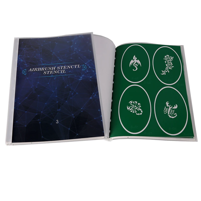 Book 3 100pcs pattern reusable airbrush tattoo stencils Temporary Painting Glitter Tattoos Template Henna For Women Kids Girl Book 3 100pcs pattern reusable airbrush tattoo stencils Temporary Painting Glitter Tattoos Template Henna For Women Kids Girl