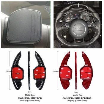 

Praise car steering wheel extension shifters shift carbon fiber shift paddles for AUDI A3 S3 A4 S4 B8 A5 S5 A6 S6 A8 R8 Q5 Q7 TT