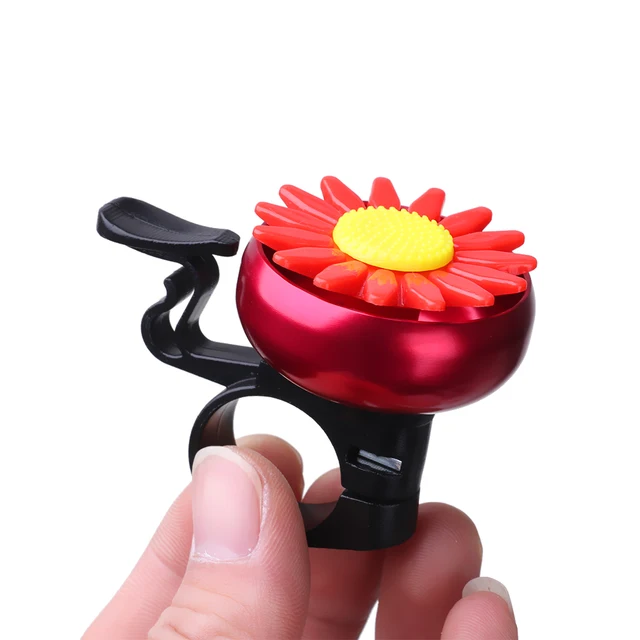 Fashion 1Pc Kids Funny Bicycle Bell Horns Bike Daisy Flower Children Girls Cycling Ring Alarm for Handlebars Multi-color 3