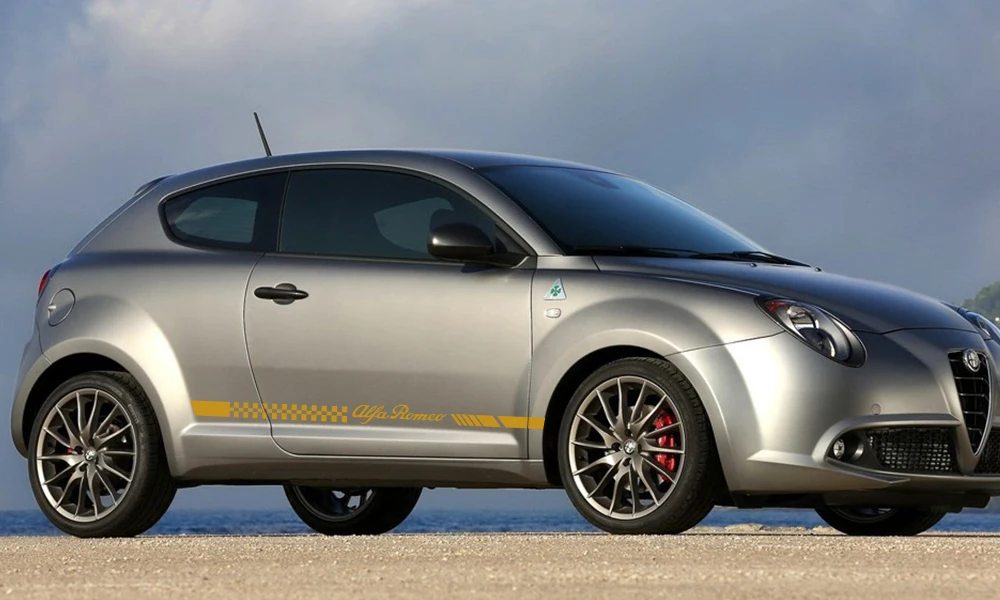 2 шт. для Alfa Romeo Giulia Giulietta 147 156 159 166 автомобиля длинные штаны с полосками, Стикеры автомобильный Стайлинг автомобиля Принадлежности для тюнинга