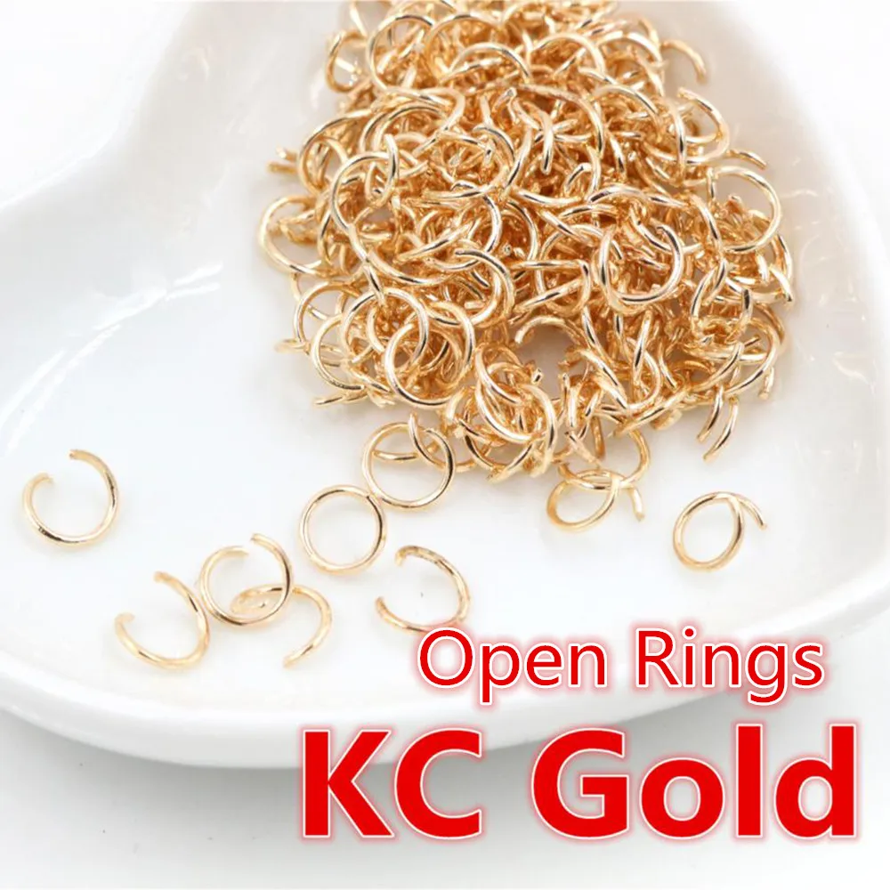200pcs 3/4/5/6/7/8/10mm Metal DIY Jewelry Findings Closed/Open Single Loops Jump Rings & Split Ring for jewelry making 