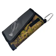 Flip Type Fishing Bag Hook Bait Storage Travel Zipper Opening Oxford Cloth Multipurpose With 6 Pouches Waterproof Large Capacity