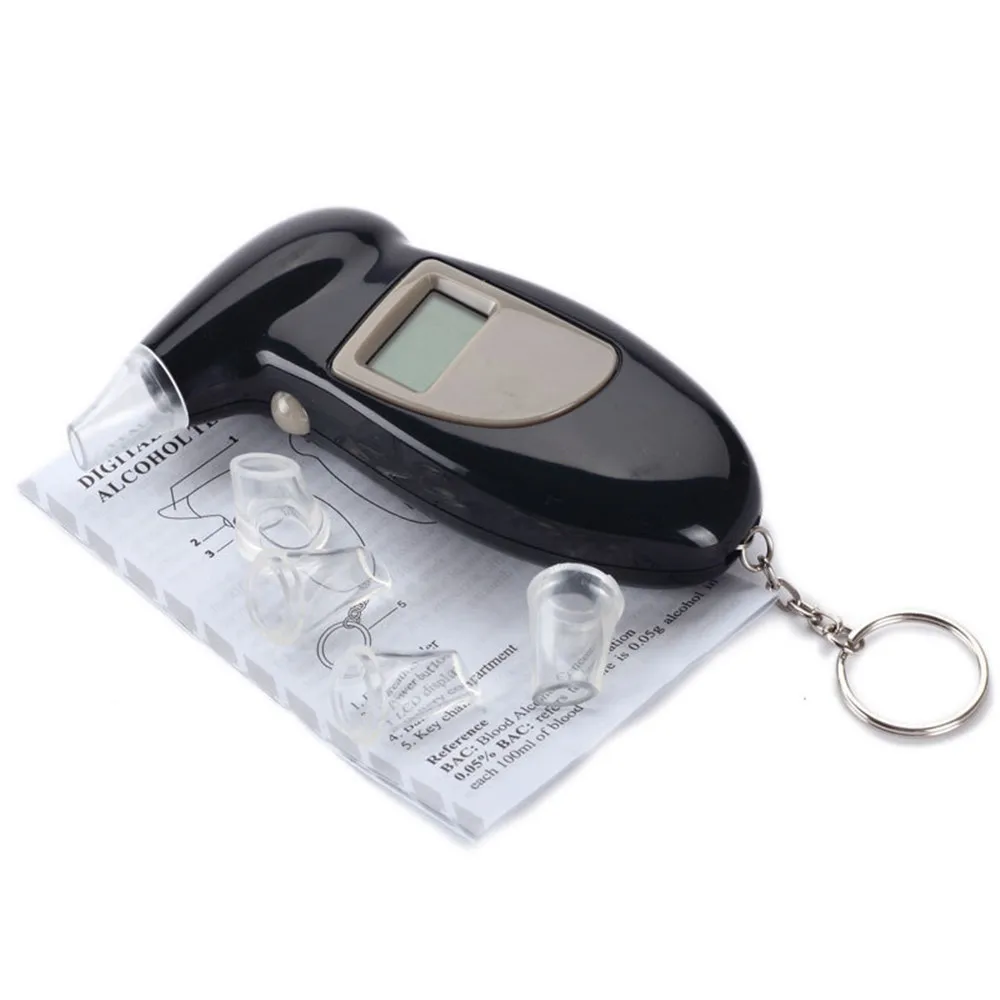 Alcohol Tester Breath Alcohol Tester 1PCS Handheld Backlight Digital Alcohol Tester Professional Breath Tester Breathalyzer Analyzer LCD Detector Backlight Light