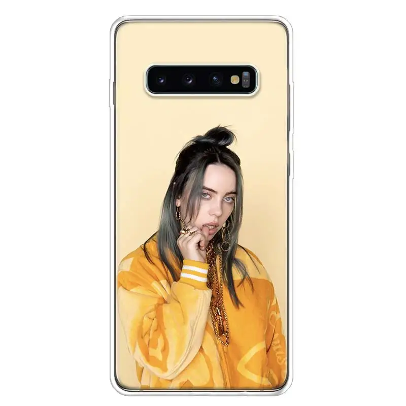 TW014-6 Billie Eilish Красивая желтая крышка чехол для телефона для samsung Galaxy A10 A20E A30 A40 A50 A70 A50S A80 M30S A6 A7 A8 A9 плюс - Цвет: TW014-6