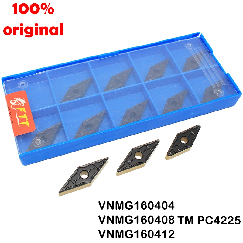 

10pcs VNMG160404 TM PC4225 Cutting Lathe CNC Tools Lathe cutter External Turning Tool Carbide Insert Turning Tools VNMG 160408