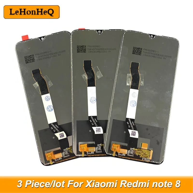 100% протестированный ЖК экран 3 шт./лот для xiaomi Redmi Note 8 сменный сенсорный с