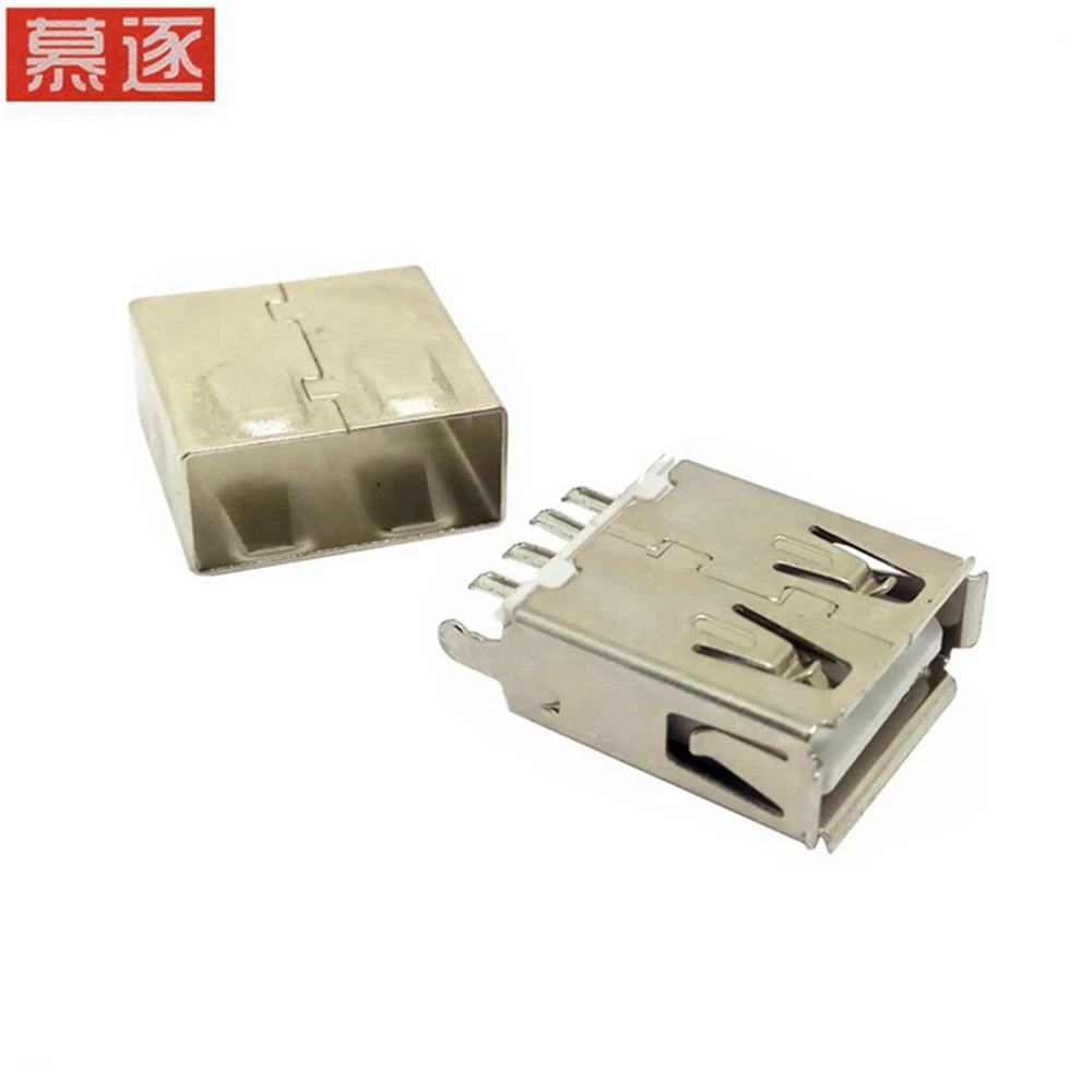 

USB interface female male square Port USB extension socket connector welding wire USB female