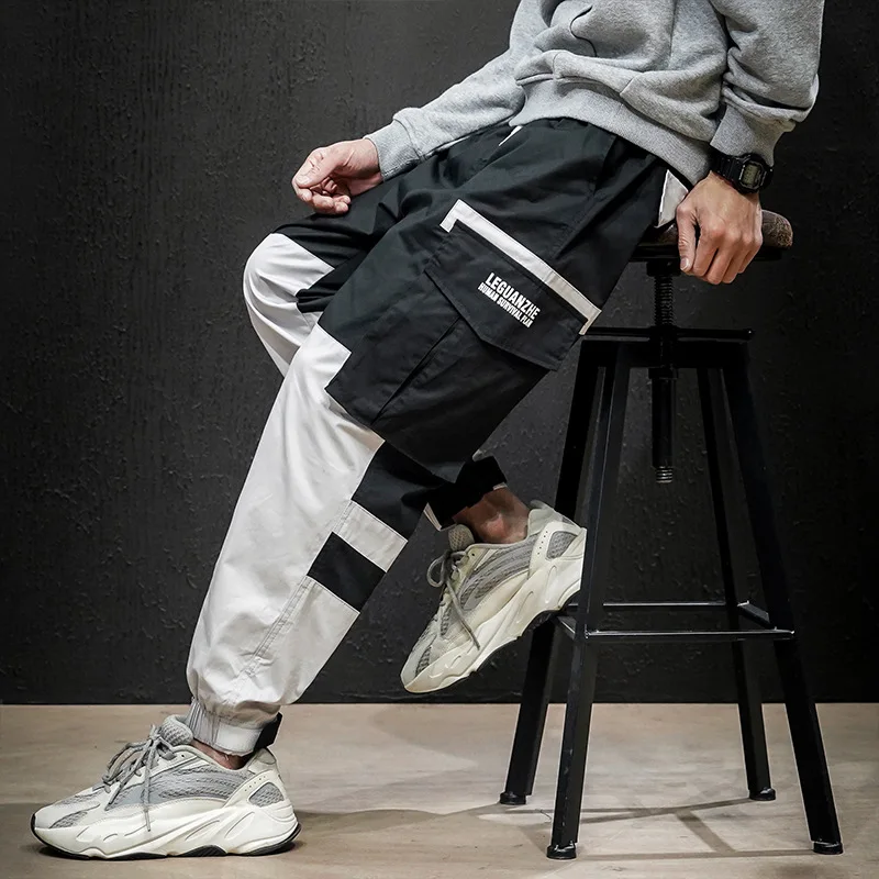 

2020 Spring New Style Japanese-style Macheda Large Size Contrast Color Workwear Casual Pants M-5x Hk2007