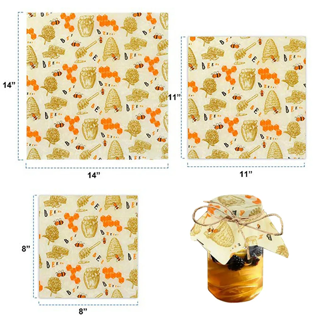 Food fresh-keeping packaging beeswax fresh cloth reusable plastic wrap seal lid stretch vacuum food packaging kitchen tools