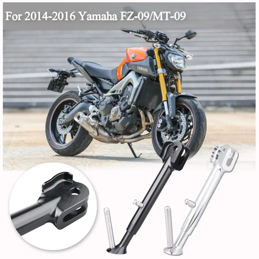 CNC регулируемая подножка боковая подставка для ног для Yamaha MT09 FZ09 FZ MT 09 Sidestand аксессуары для мотоциклов