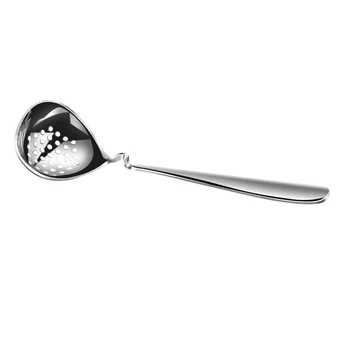 

Kitchen Stainless Steel Table Spoons with Long Handle Soup Colander Spoon for Ice Cream Dinner Spoons Rice Salad