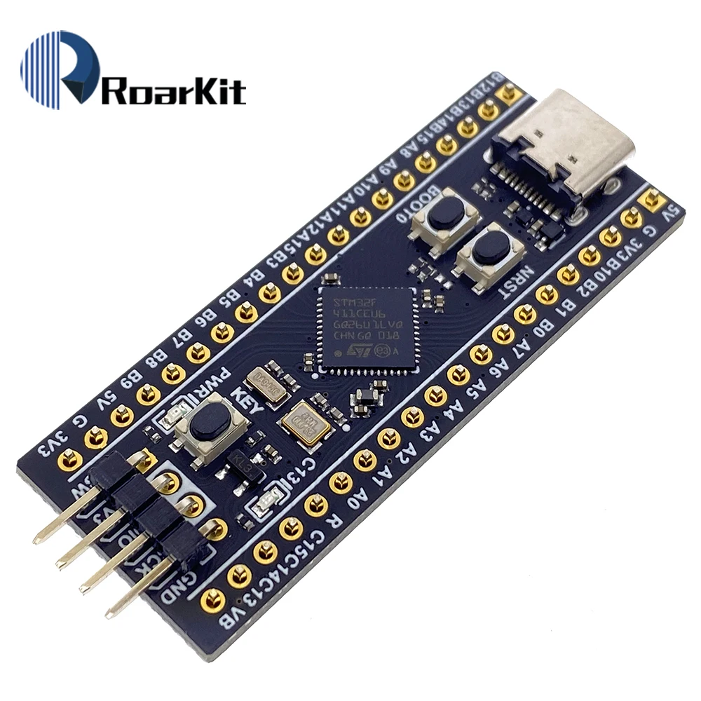 Макетная плата STM32F401 STM32F411 V3.0 STM32F401CEU6 STM32F411CEU6 STM32F4 обучающая 84 МГц 96 КБ ОЗУ 512кб