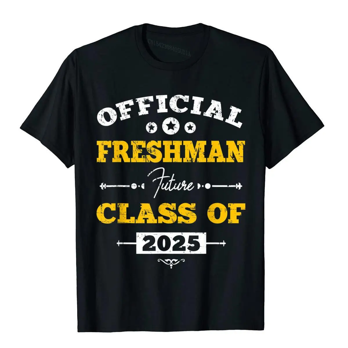 Official Freshman Future Class Of 2025 First Day High School T-Shirt__B7566black