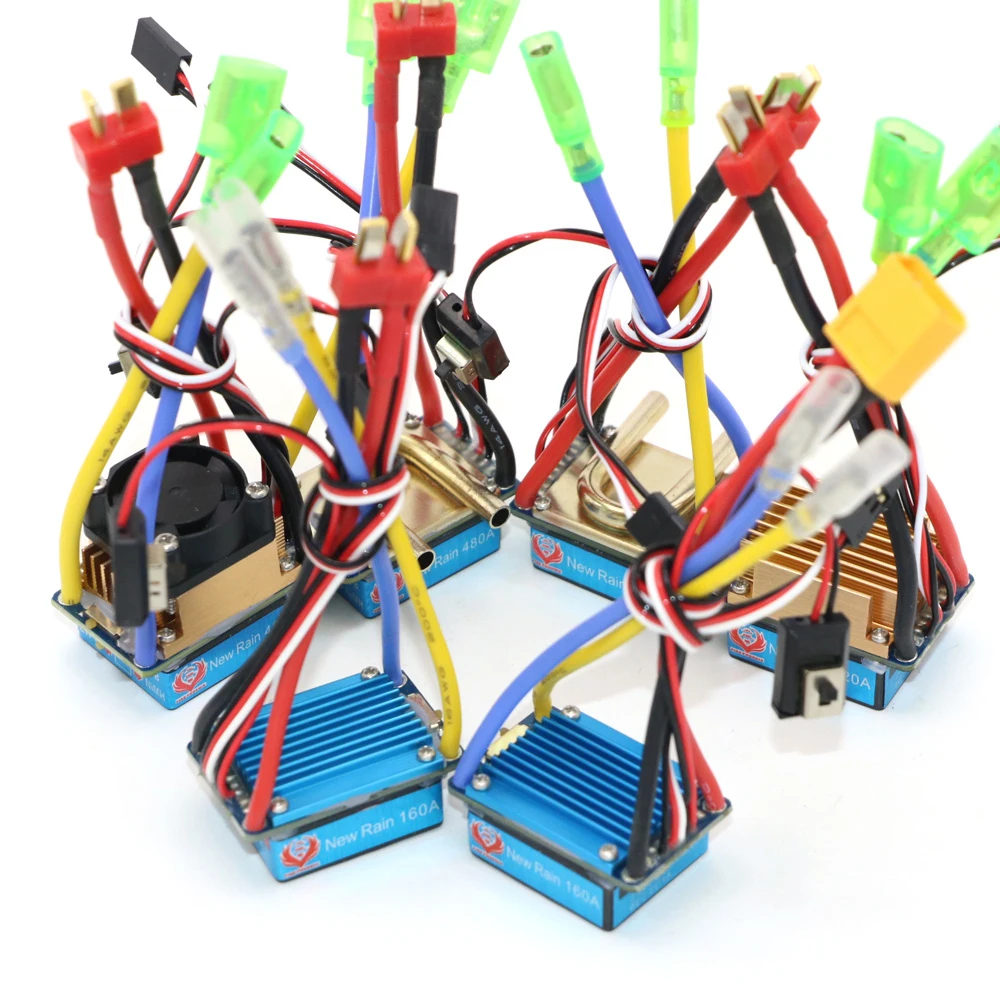 New Rain 160A/320A/480A 24S Waterproof Brushed ESC Speed Controller