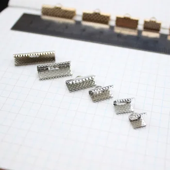 

100pcs Diy Plated Gold Horse Mouth Clips Leather Cord Buckle Connector Waistcoat Buckle Metal End Fastener Jewelry Accessories