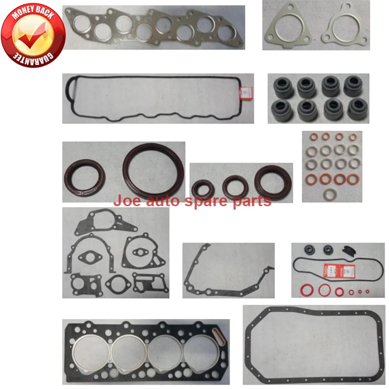 

Полный комплект прокладок для Mitsubishi L300 Pajero Shogun L200 Strada L300 Galloper L400 Canter Colt rodeo H150 Satellite H200 H100