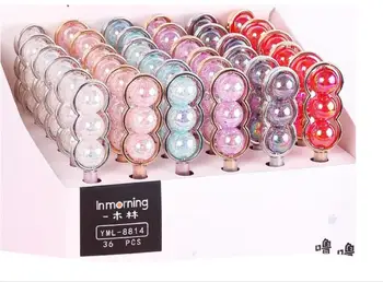 

Tomatoes on sticks gel pen cute cartoon school gift student gel ink pen office stationery black write pen promotion pen 36pc/lot