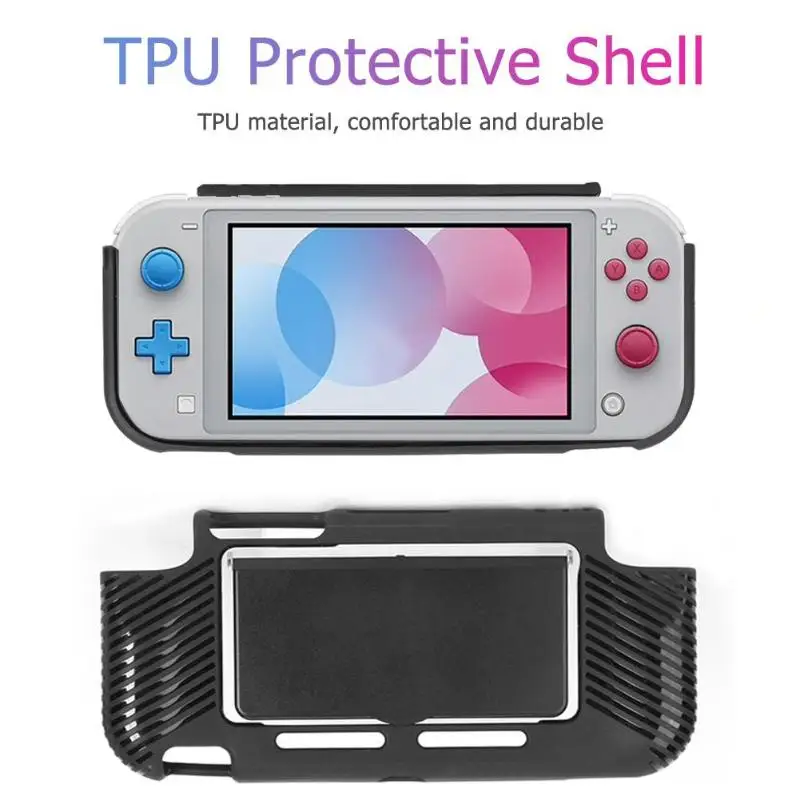 Защитный чехол из ТПУ с 6 слотами для карт, пригодный для Nintendo Switch Lite, игровой плеер, пыленепроницаемый грязезащитный чехол