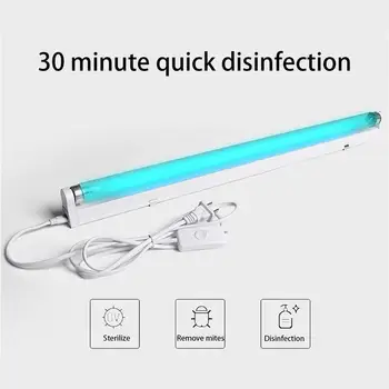

220V 8W UVC Quartz Ultraviolet lamp T5 Tube Bulb Bactericidal lamp Germicidal Disinfect UV light Sterilize Deodor Clean Air