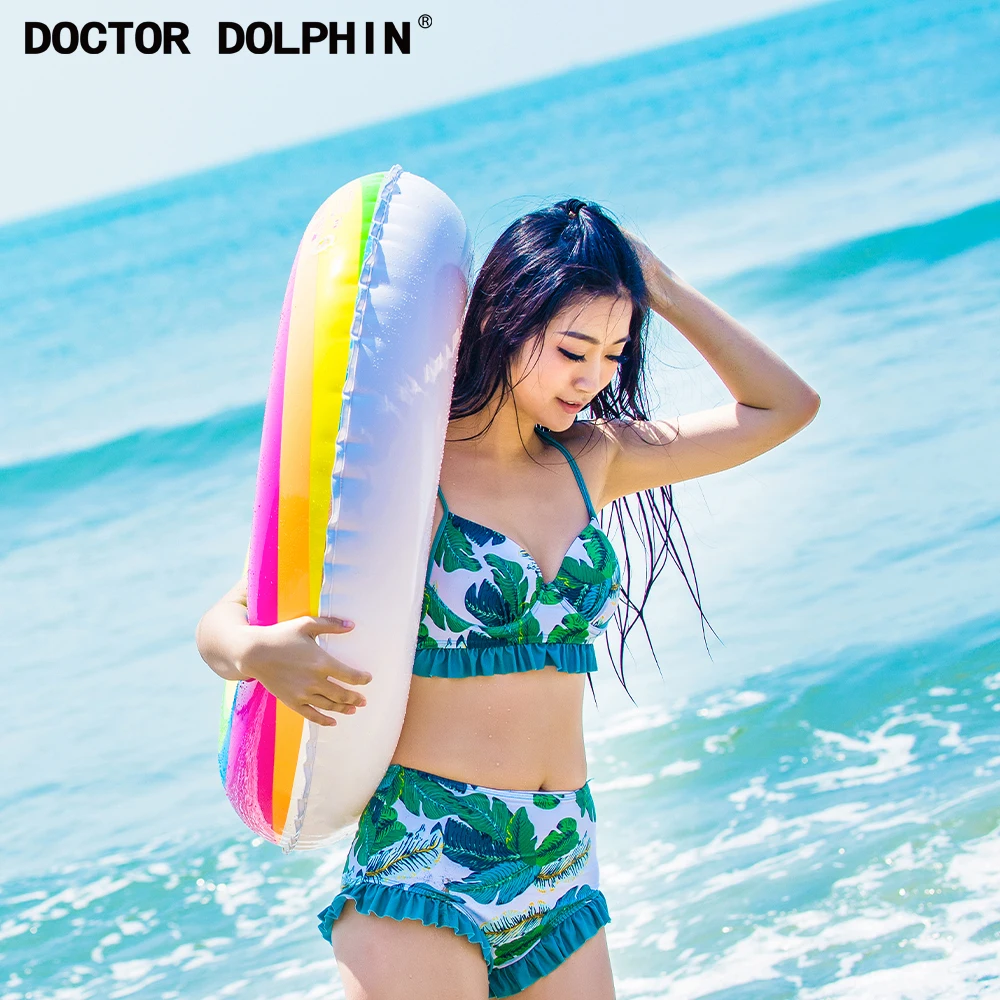 Доктор Дельфин надувная Радужная надувные подушки для бассейна 35 дюймов