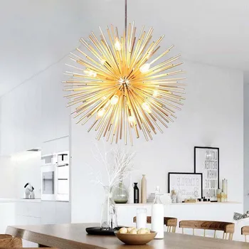 

110V 220V Gold Metal Hanging Chandelies Lighting Lustres Para Sala Modern Chandelier Lamp for Living Room Kitchen Bedroom