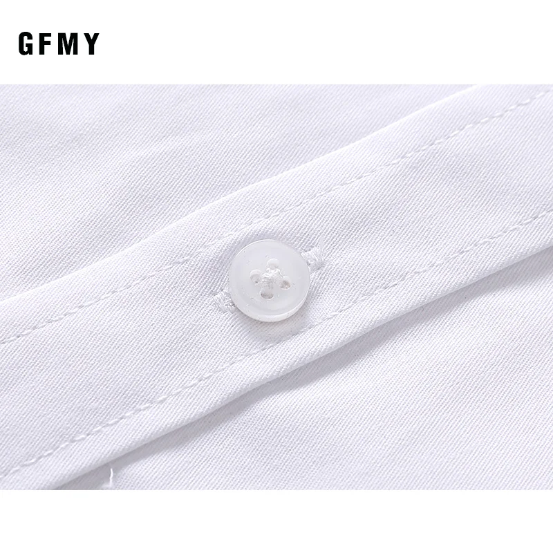 GFMY 2020 Hot Sale Children Shirts Casual Solid Cotton Short-sleeved Boys shirts For 4-18 Years Ribbon Decoration Baby shirts