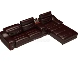 3 сиденья гостиной диван мебель современная мода высокое качество кожа твердая деревянная рама губка наполнитель диван L форма мебель для
