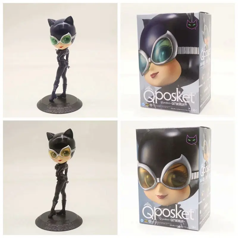 Selina Kyle Catwoman Batman Justice League Black Blue Big Eyes Car Decoration Boxed Figure 14cm | Игрушки и хобби