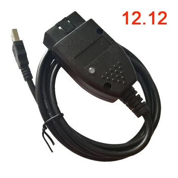 

5pcs/lot Auto Tester Cable 19.6.2 OBD2 16pin Diagnostic Interface 12120 USB CAN BUS for VAG Cars VW AUDI SKODA