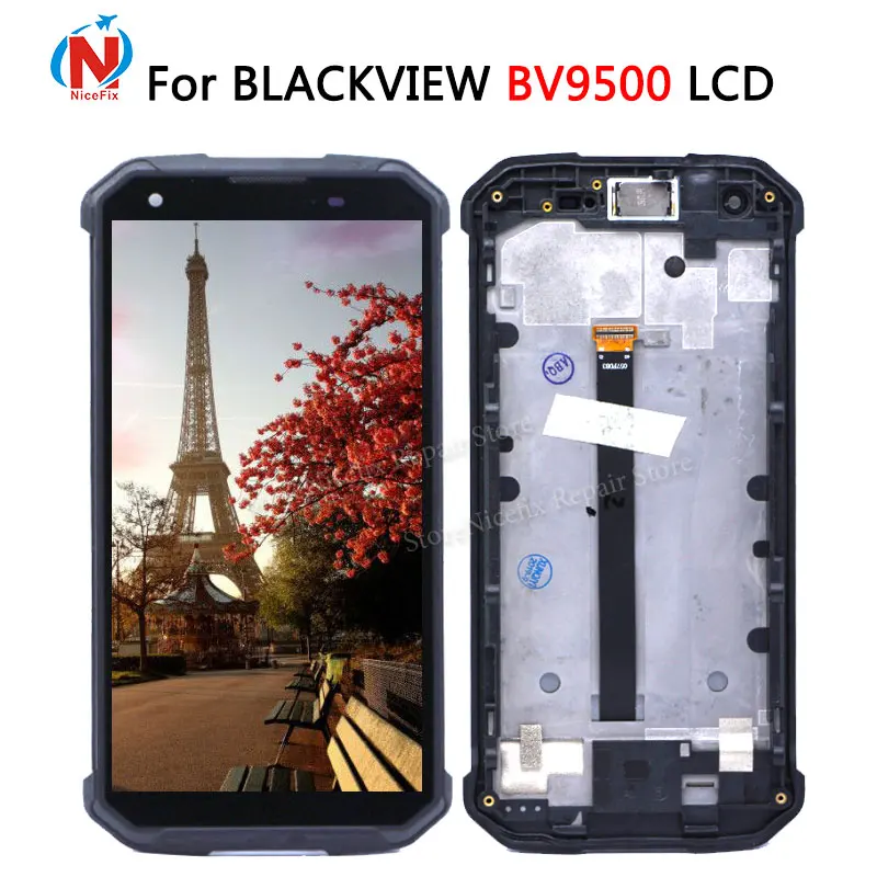 Протестирован для BLACKVIEW BV9500 ЖК-дисплей с сенсорным экраном дигитайзер с рамкой в сборе+ инструменты для BLACKVIEW BV9500 дисплей
