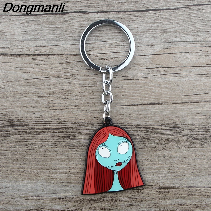 

K181 The Nightmare Before Christmas Keychain Keys Ring Gift For Movies Fans Pendant Key Holder Car key Rings Halloween Jewelry