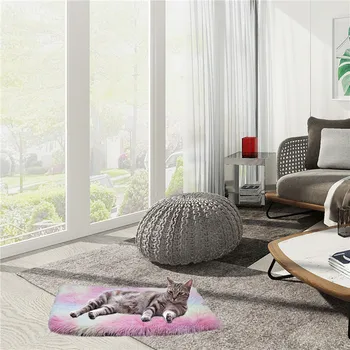 

Foldable Washable Pet Dog Cat Sleeping House Nest Plush Pet Dog Bed Winter Warm Pets Bed Soft Mats House