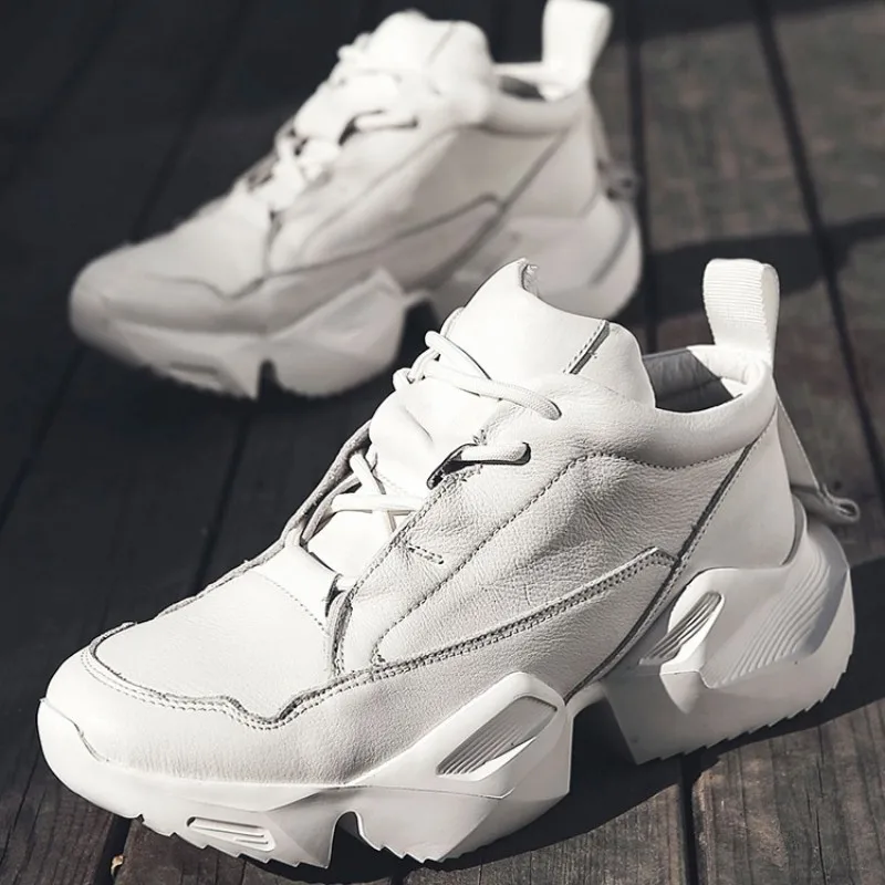 platform white runners