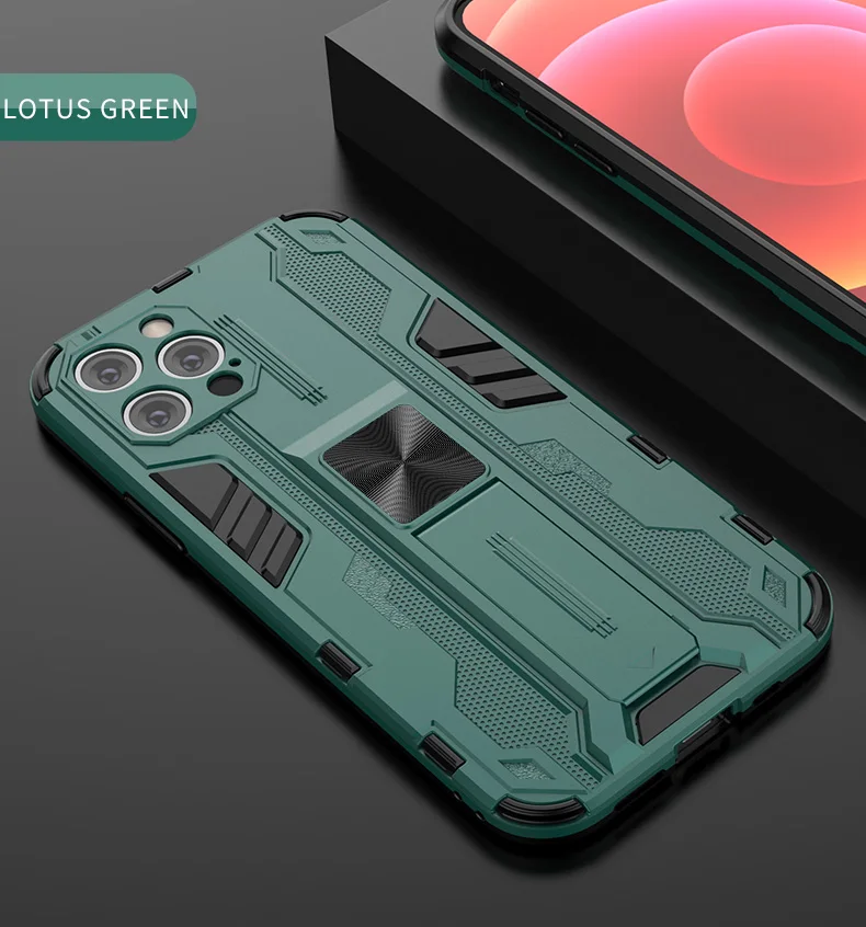 Armor Metal Magnetic Phone Case For Oppo Reno Find F19 X3 5Z 5G K9 4G Lite 5F 6 Pro Plus 5  Invisible Bracket Protector PC Cover