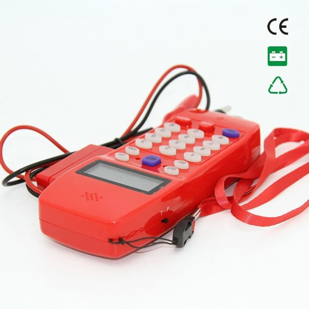 NF-866 Phone Line Cable Tester with Display Screen Tele Fiber Optical Tool Check DTMF Caller ID Auto Detection Search Machine