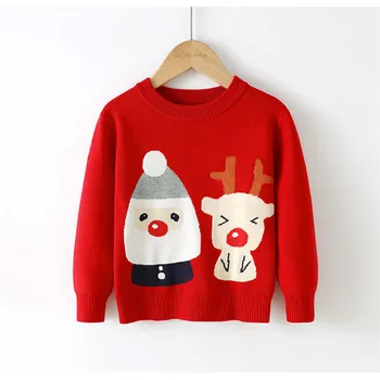 

Christmas Sweaters for Toddler Girls Clothes 2020 Baby Boys Fall Winter Outsuits Kids Knitted Sweater Teens Jumpers for Children