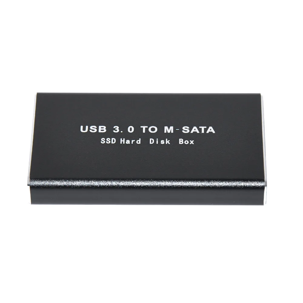 Мини SSD чехол для жесткого диска USB3.0 адаптер mSATA жесткий диск корпус алюминиевый сплав внешний жесткий диск чехол mSATA к USB3.0 коробка