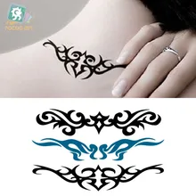 

Sexy Totem Vine Flower Design Waterproof Temporary Tattoo Sticker Neck Waist Tattoo Water Transfer Sticker Body Art Sticker