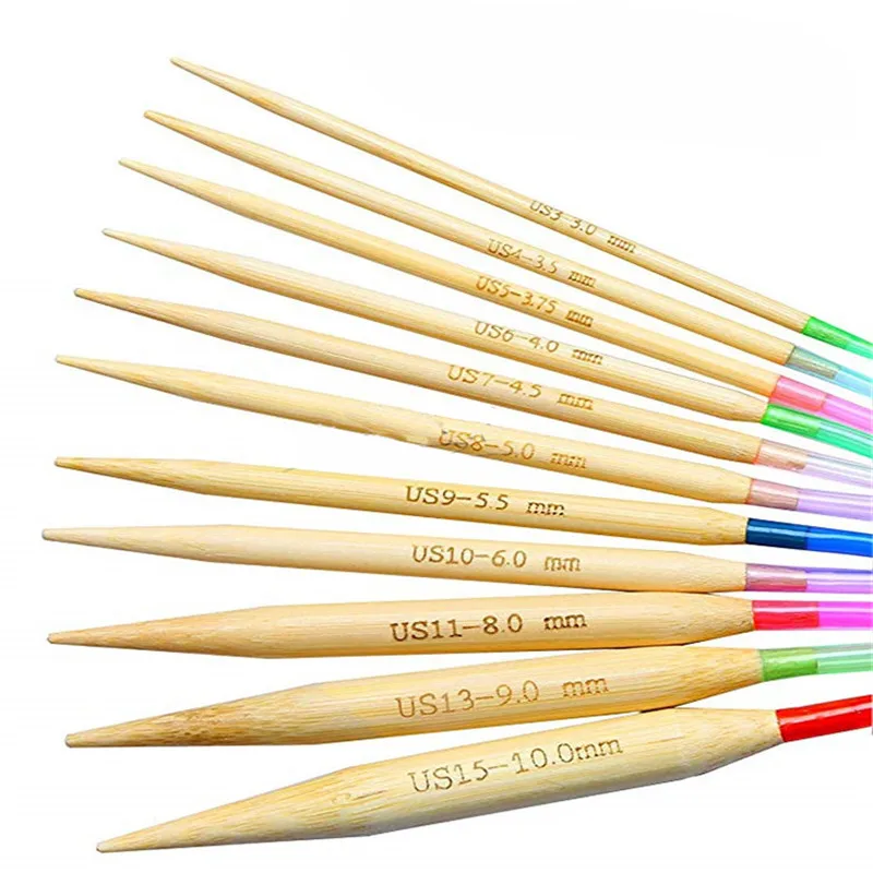 KOKNIT 18pcs Circular Knitting Needles Set Scissors Markers Sewing Accessories Set DIY Yarn Craft Weave Knit Tools With Bag (7)