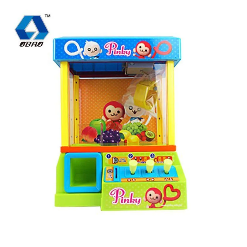 

852bb with USB Mini Game Console Catch Crane Machine Candy Machine Mini Clip Doll Amusement Machine